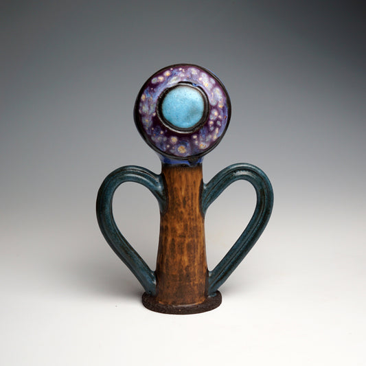 Flor de Maga hecho en ceramica por Nana Abreu