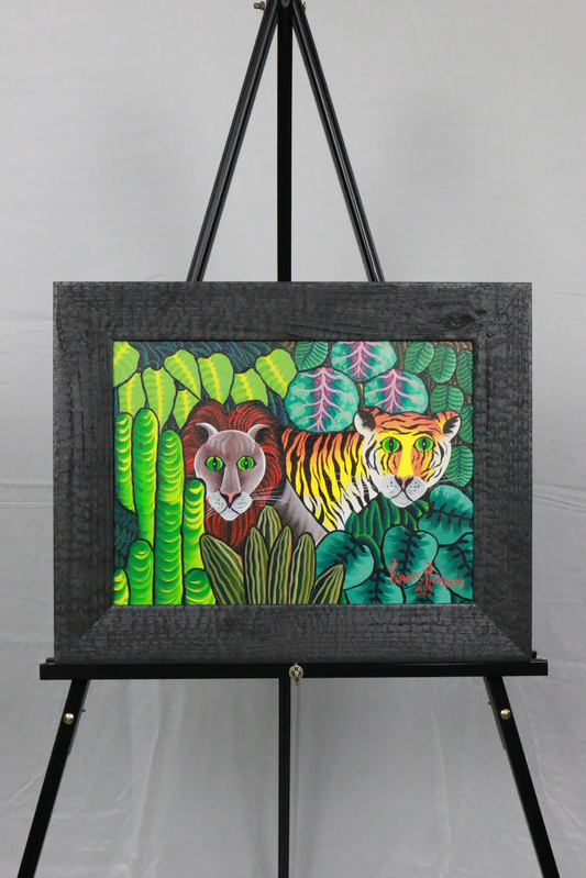 Francis Paraison - Lion and Tiger