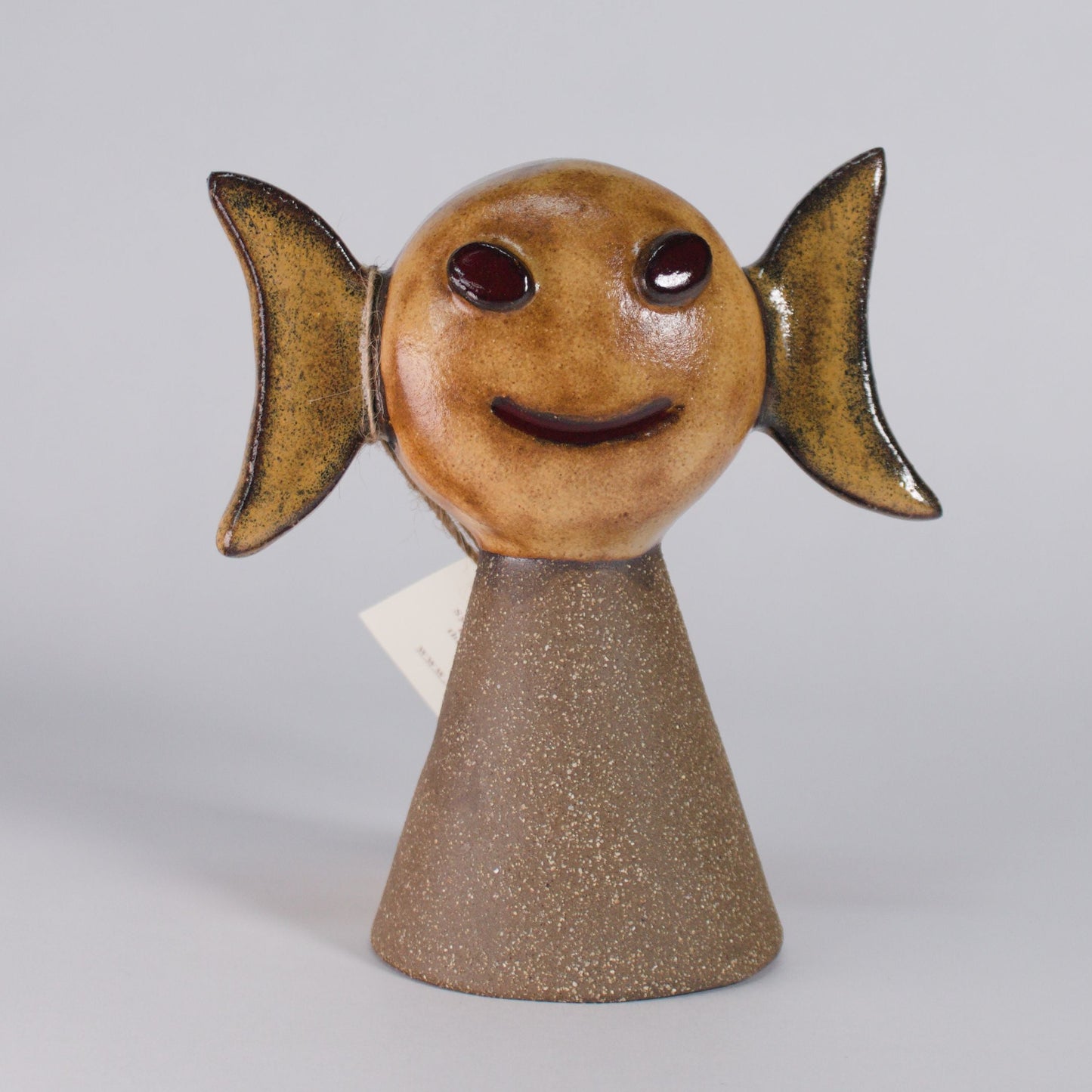 ceramic figure of moon goddess by Nana Abreu