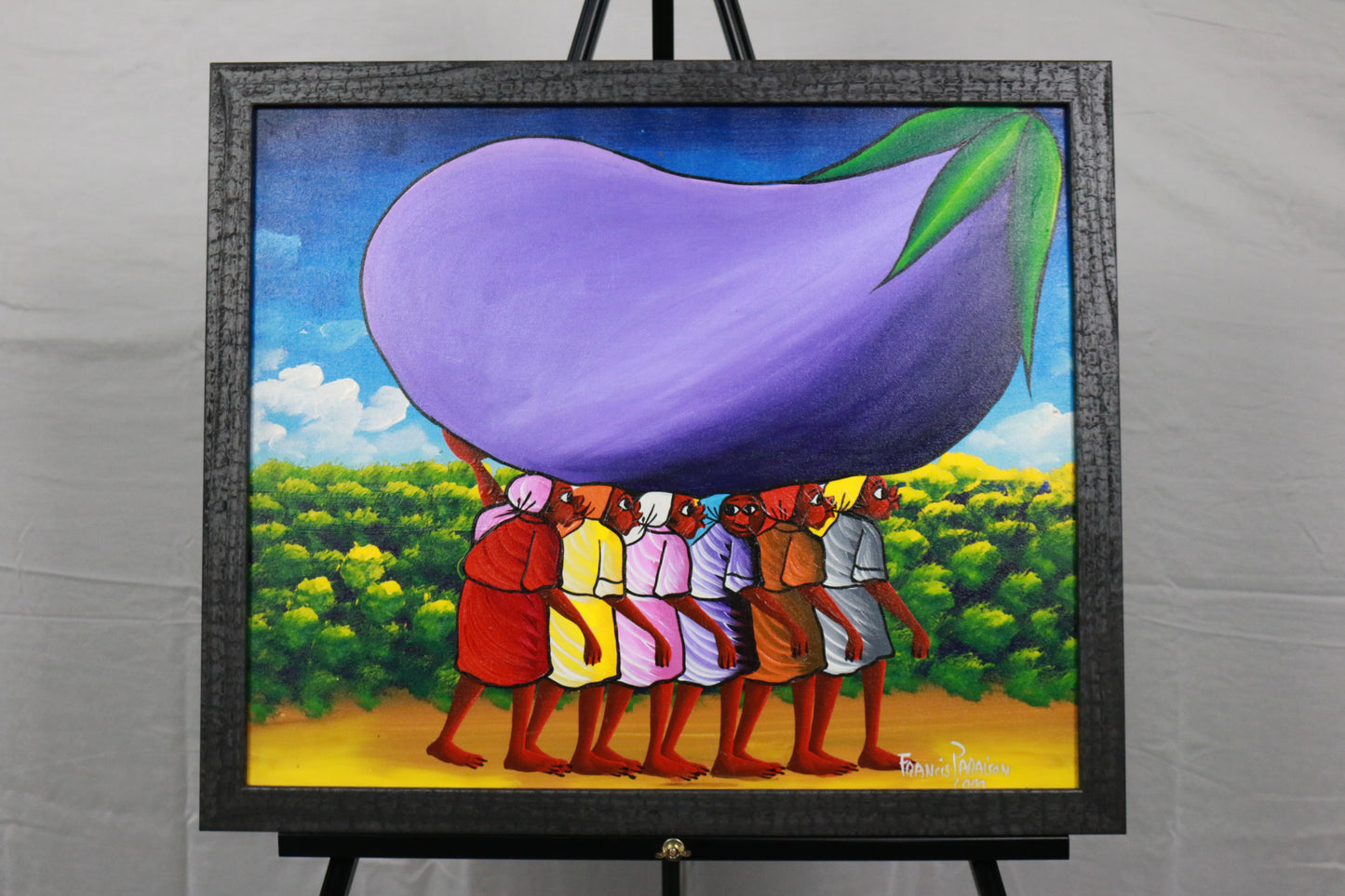 Francis Paraison - Women Carrying Eggplant