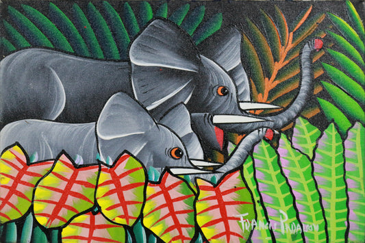 Francis Paraison - 2 Elephants